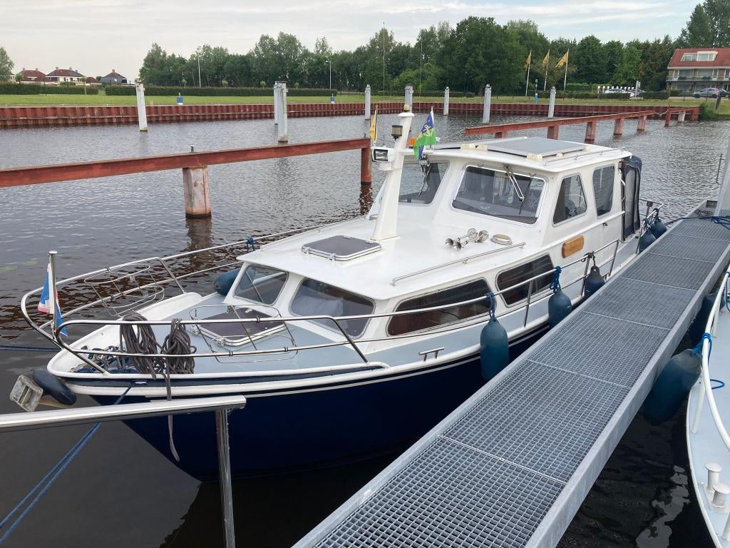 Te koop goed onderhouden Boarnstream Kruizer, Ophalen, Gebruikt, Staal, Binnenboordmotor