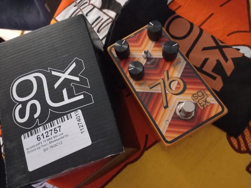 SolidGold FX 76 Octave Fuzz [65% prijs], Ophalen, Zo goed als nieuw, Distortion, Overdrive of Fuzz