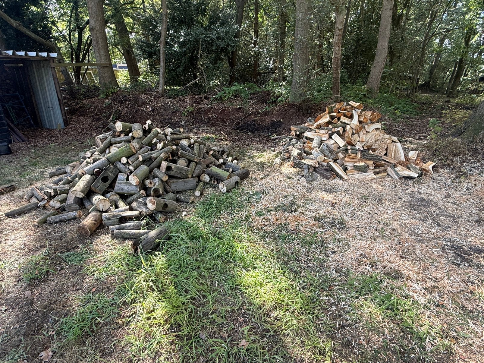 Gezaagd en gekloofd brandhout tekoop, 3 tot 6 m³, Ophalen, Overige houtsoorten, Blokken