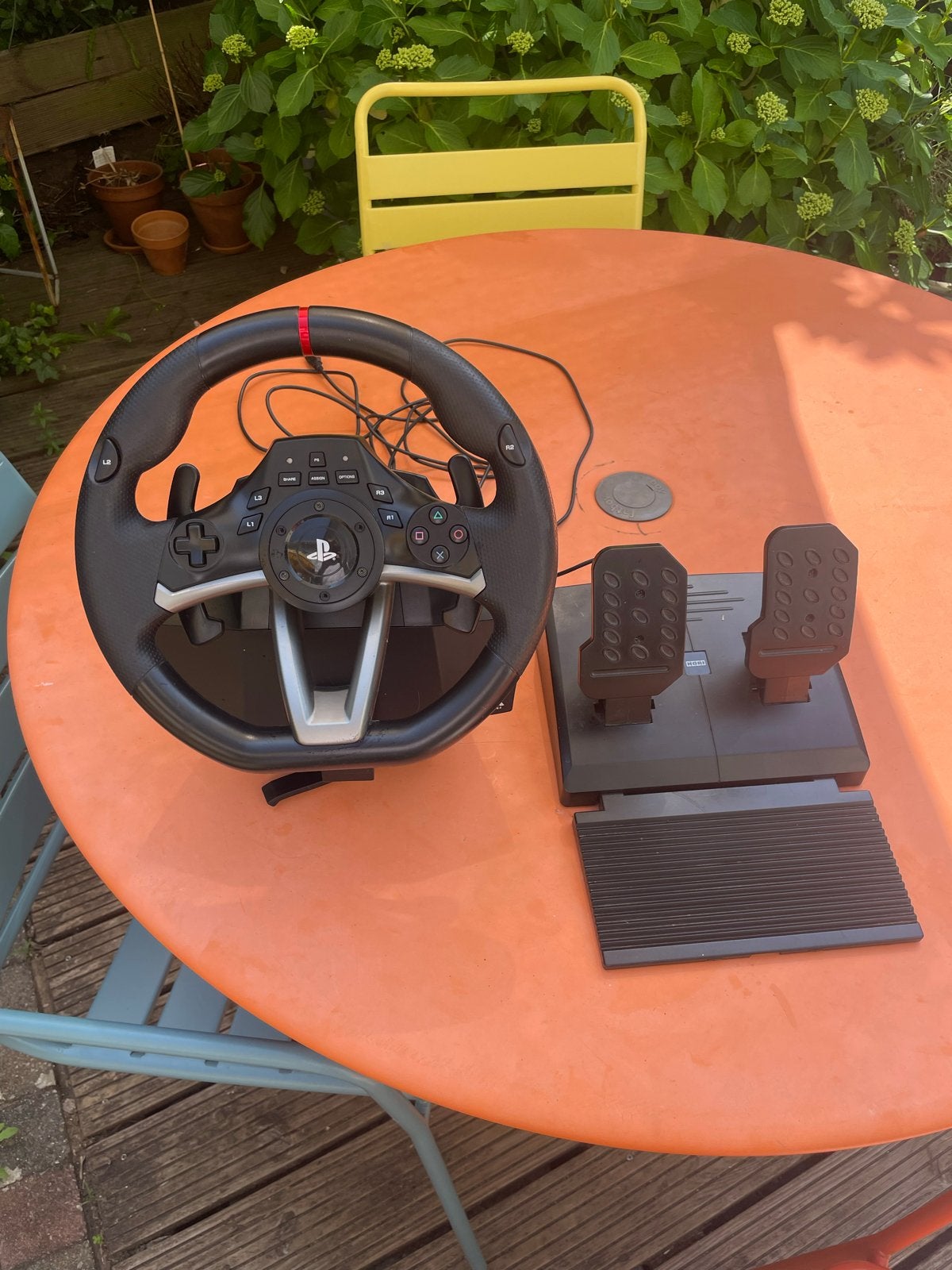 HORI RWA Racing Wheel Apex Stuur en Pedalen voor PlayStation, Ophalen of Verzenden, Zo goed als nieuw, Stuur of Pedalen, PlayStation 3