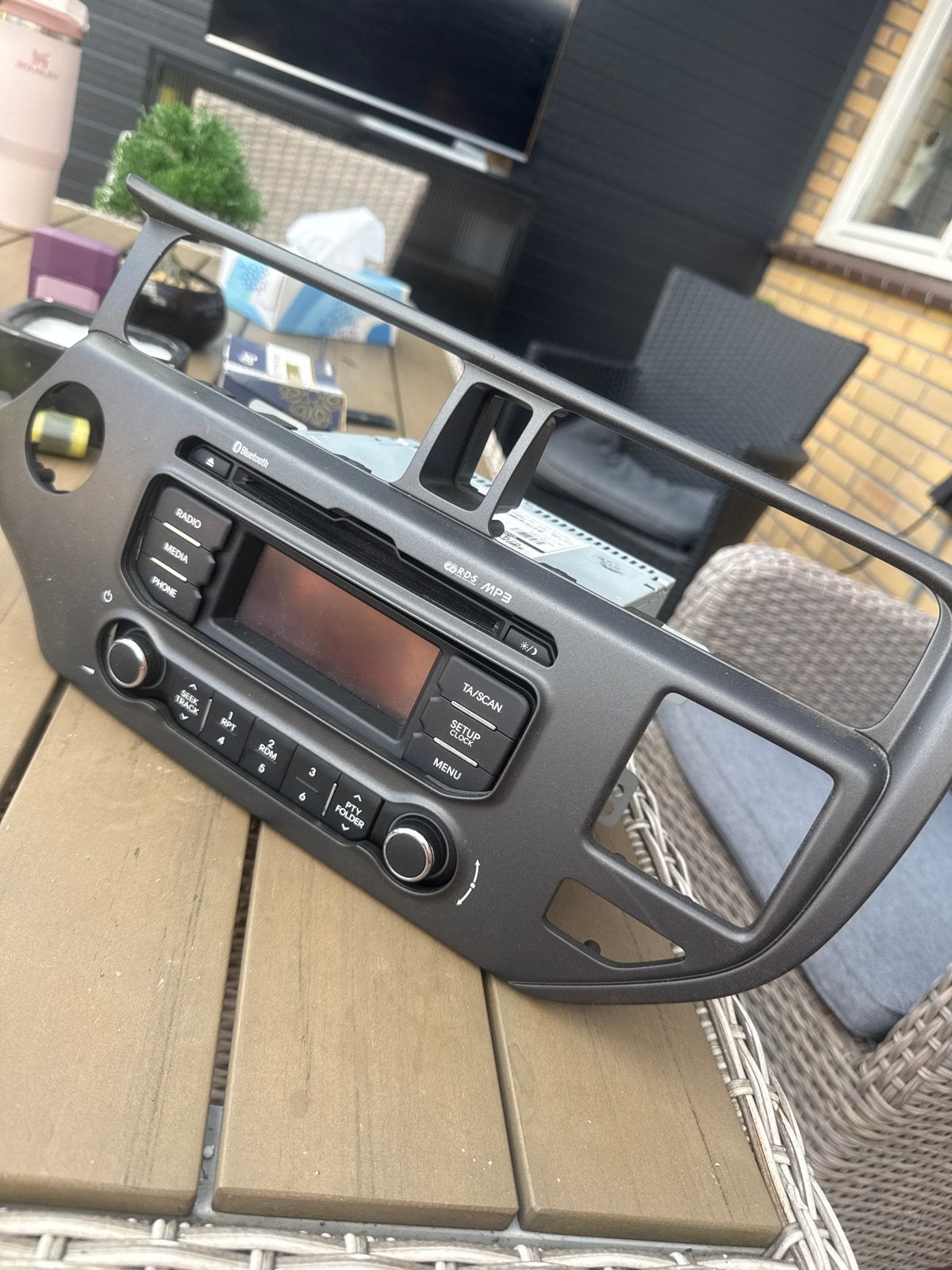 Hyundai Mobis AM110HEE / Kia Rio Autoradio -bluetooth!, Ophalen, Zo goed als nieuw