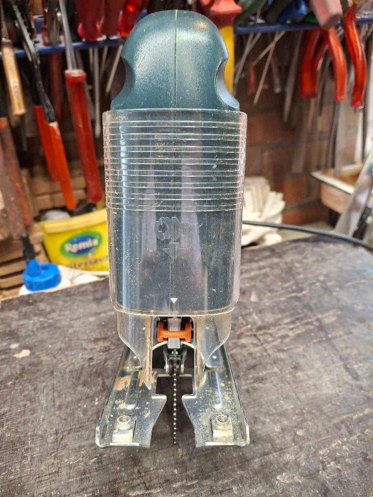 twee maal decoupeer zaag, Ophalen, Gebruikt, Decoupeerzaag, Black & Decker