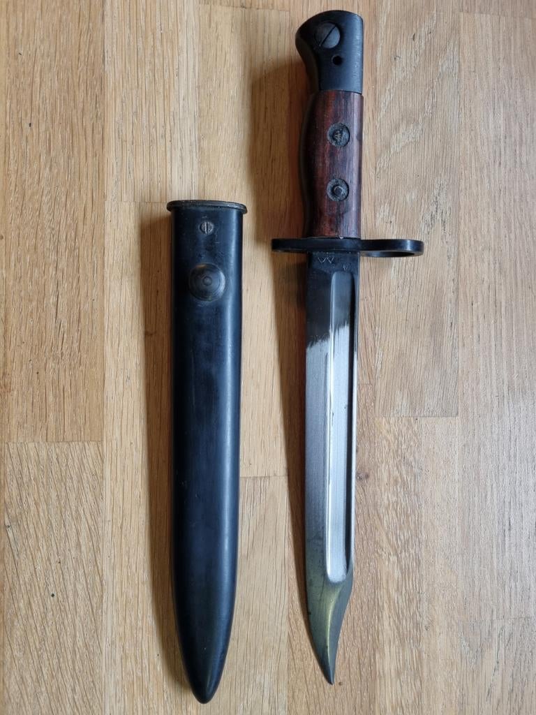 Britse No5 Jungle bajonet, Verzamelen, Militaria | Tweede Wereldoorlog, Ophalen of Verzenden, Engeland, Mes of Dolk