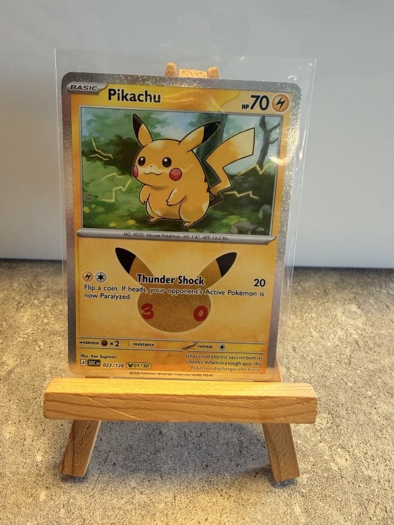 Pikachu 30th Anniversary – 1/30 t/m 4/30 (alle 30 Pikachu’s), Ophalen of Verzenden, Zo goed als nieuw