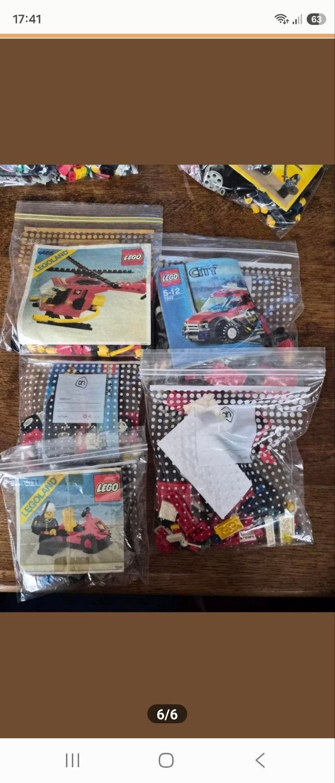 5 LEGO Brandweer Sets - Vintage en Modern met Gebreken, Lego, Ophalen of Verzenden, City, Gebruikt