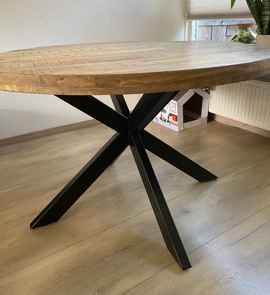 Eettafel, Ophalen, Gebruikt, Rond, Vier personen