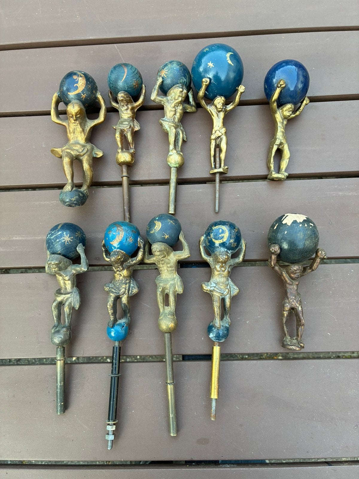 10 oude atlassen, Antiek en Kunst, Ophalen of Verzenden, Koper