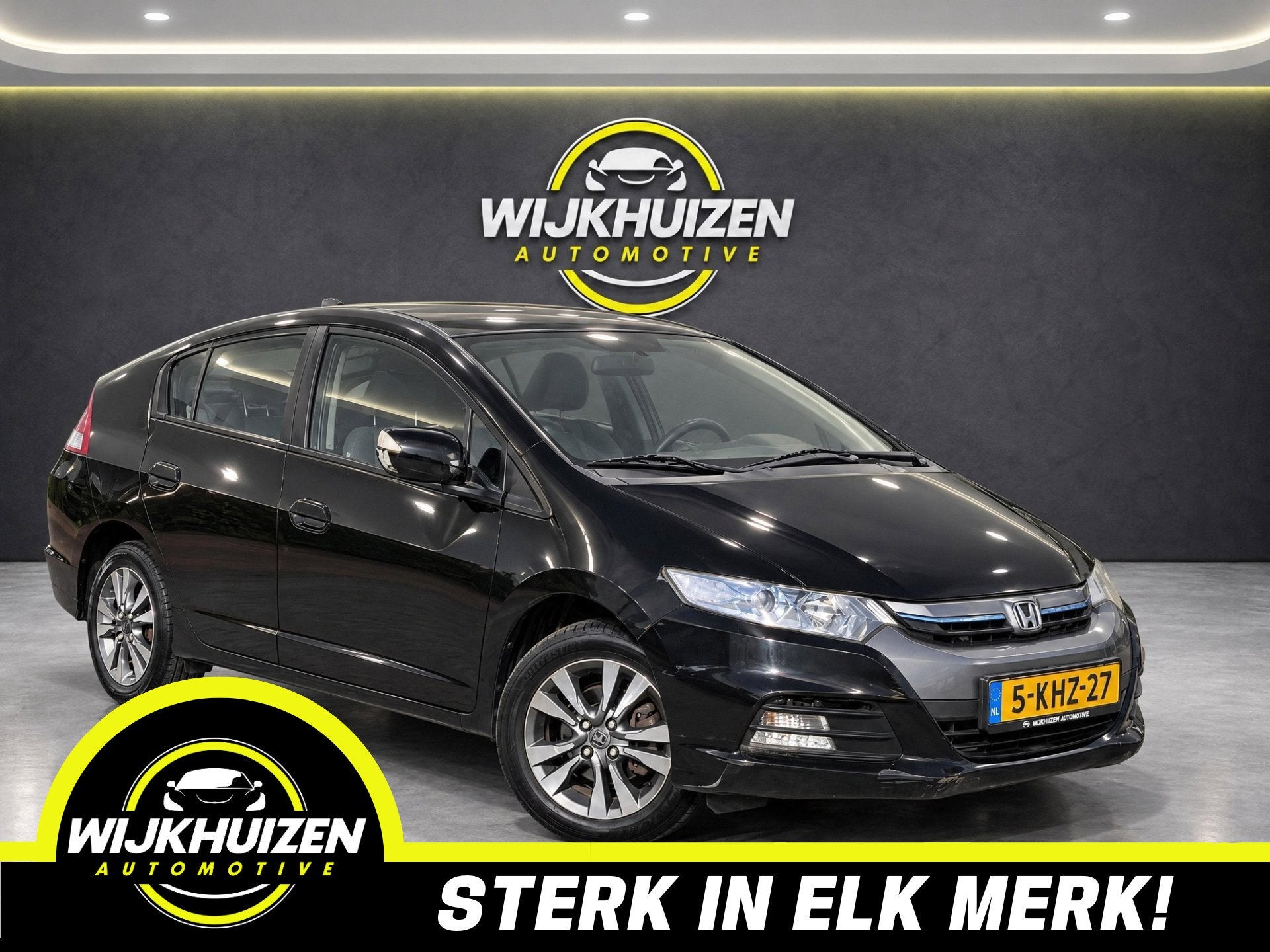 Honda Insight 1.3 Exclusive met Climate ! Cruise ! 67.000 Km, Auto's, Gebruikt, 4 cilinders, Zwart, Grijs