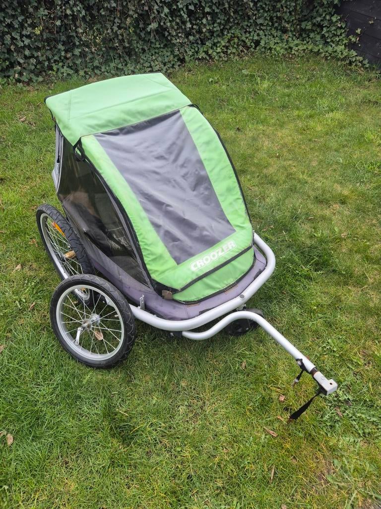 Croozer Kid 2 fietskar, om te bouwen naar kinderwagen, Fietsen en Brommers, Fietsaccessoires | Aanhangers en Karren, Ophalen of Verzenden