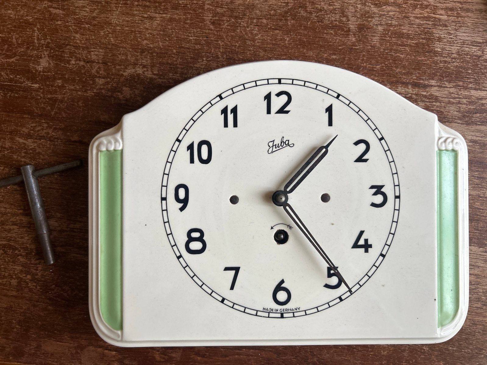 Vintage Juba Wandklok - Made in Germany, Antiek en Kunst, Ophalen of Verzenden