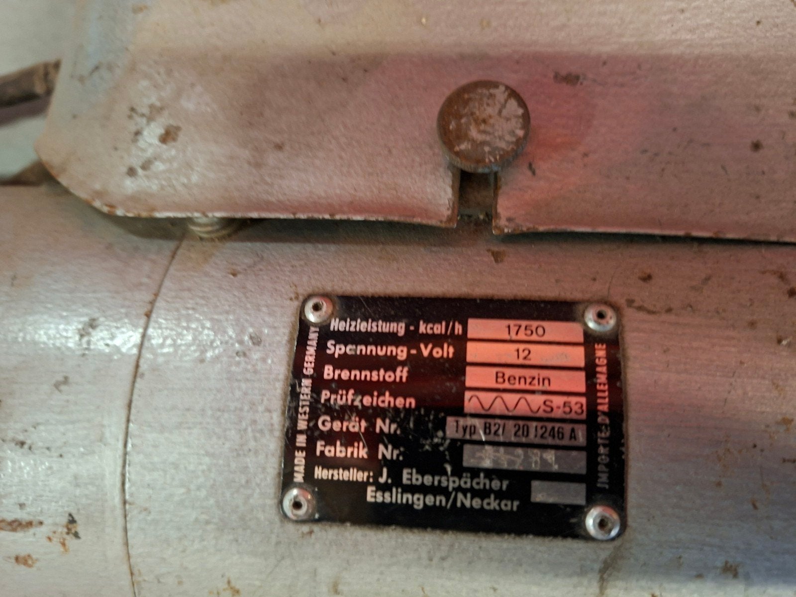Eberspächer standkachel, Auto-onderdelen, Ophalen of Verzenden, Gebruikt, Oldtimer onderdelen
