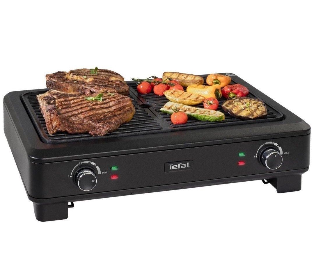 Tefal Smoke Less Indoor Grill - Grill binnen zonder rook, Ophalen of Verzenden, Zo goed als nieuw, Tafelgrill