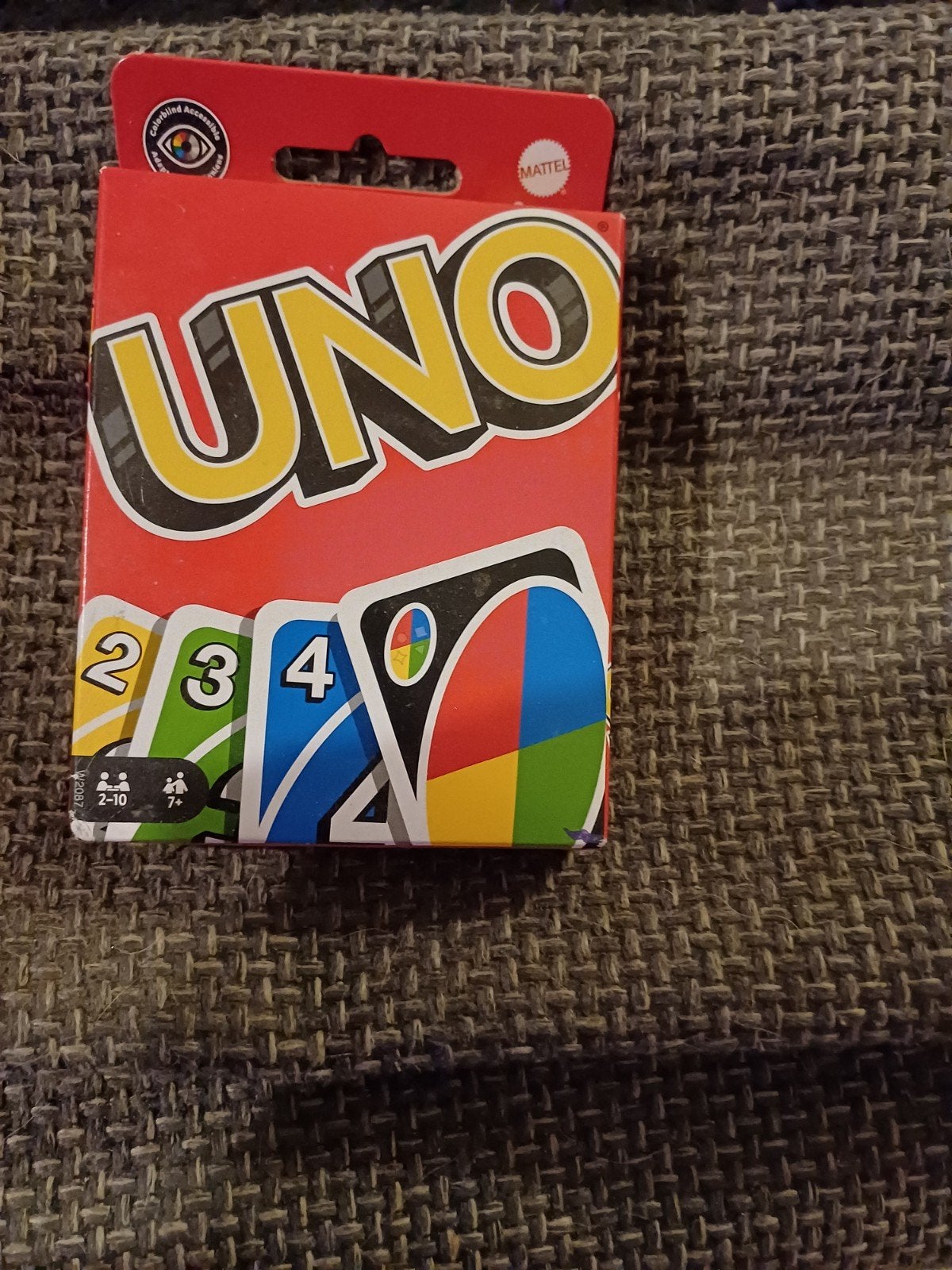 uno, Een of twee spelers, Ophalen, Zo goed als nieuw, Mattel Games