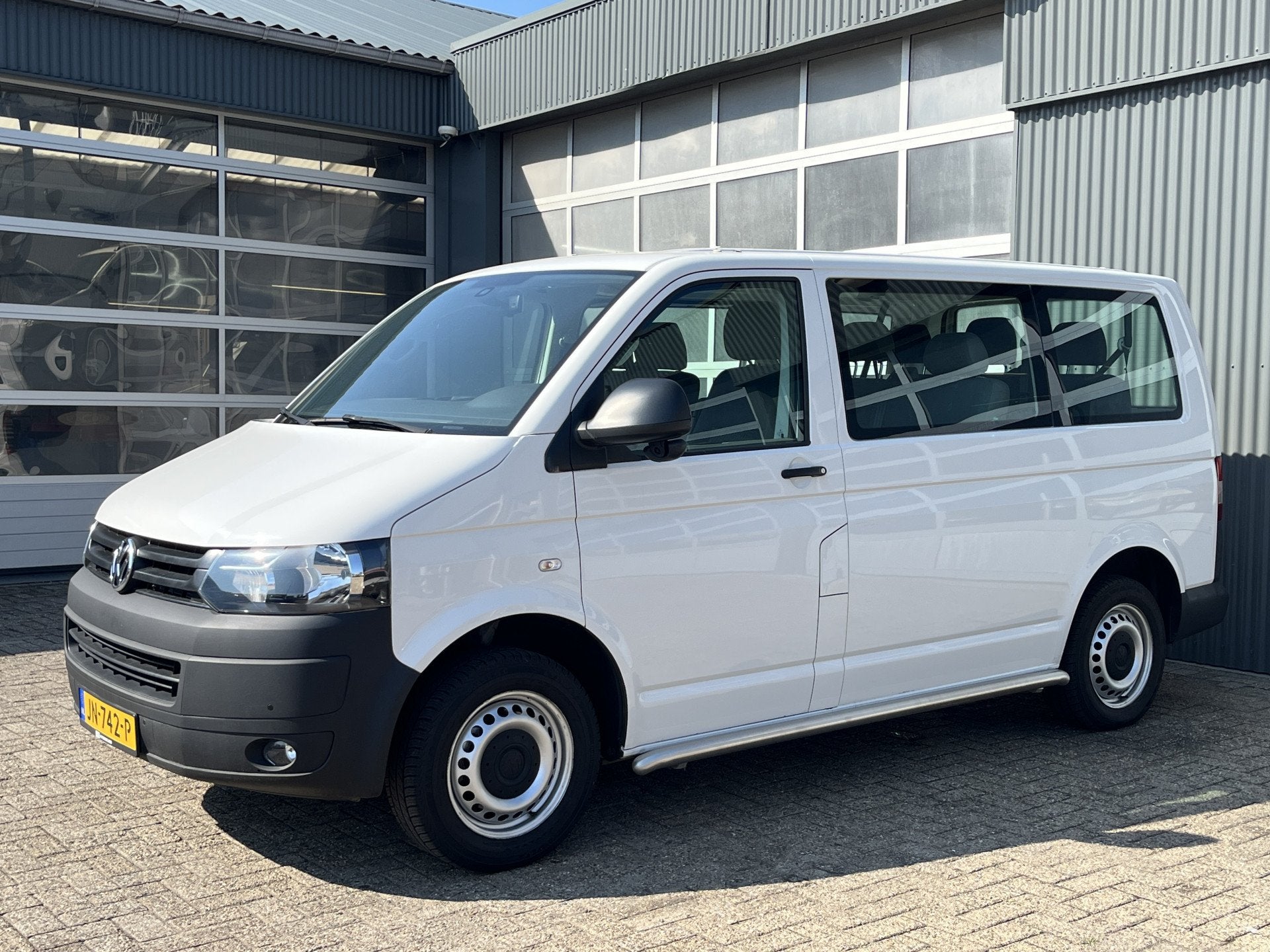 Volkswagen Transporter Kombi 9-Persoons 2.0 TDI DSG Automaat, Euro 5, Stof, Gebruikt, Zwart