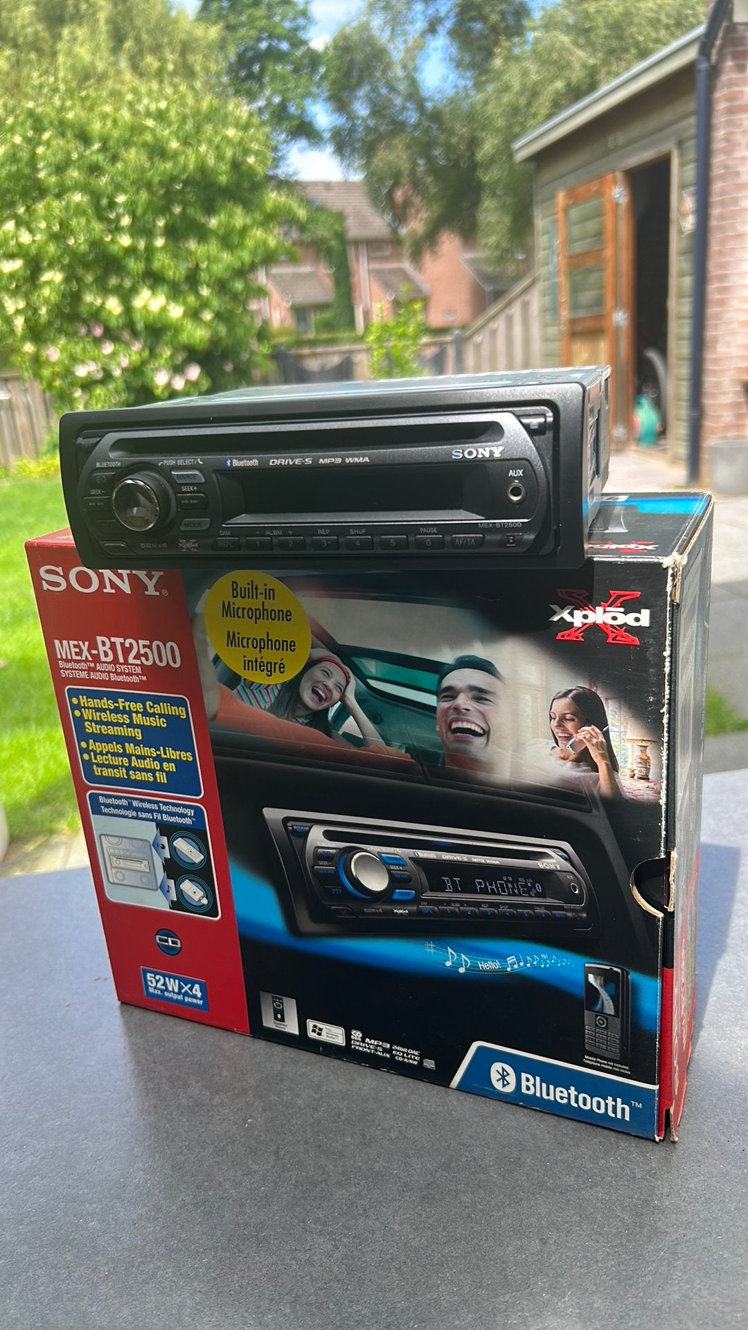 Sony Bluetooth autoradio mex-BT2500, Ophalen of Verzenden, Gebruikt