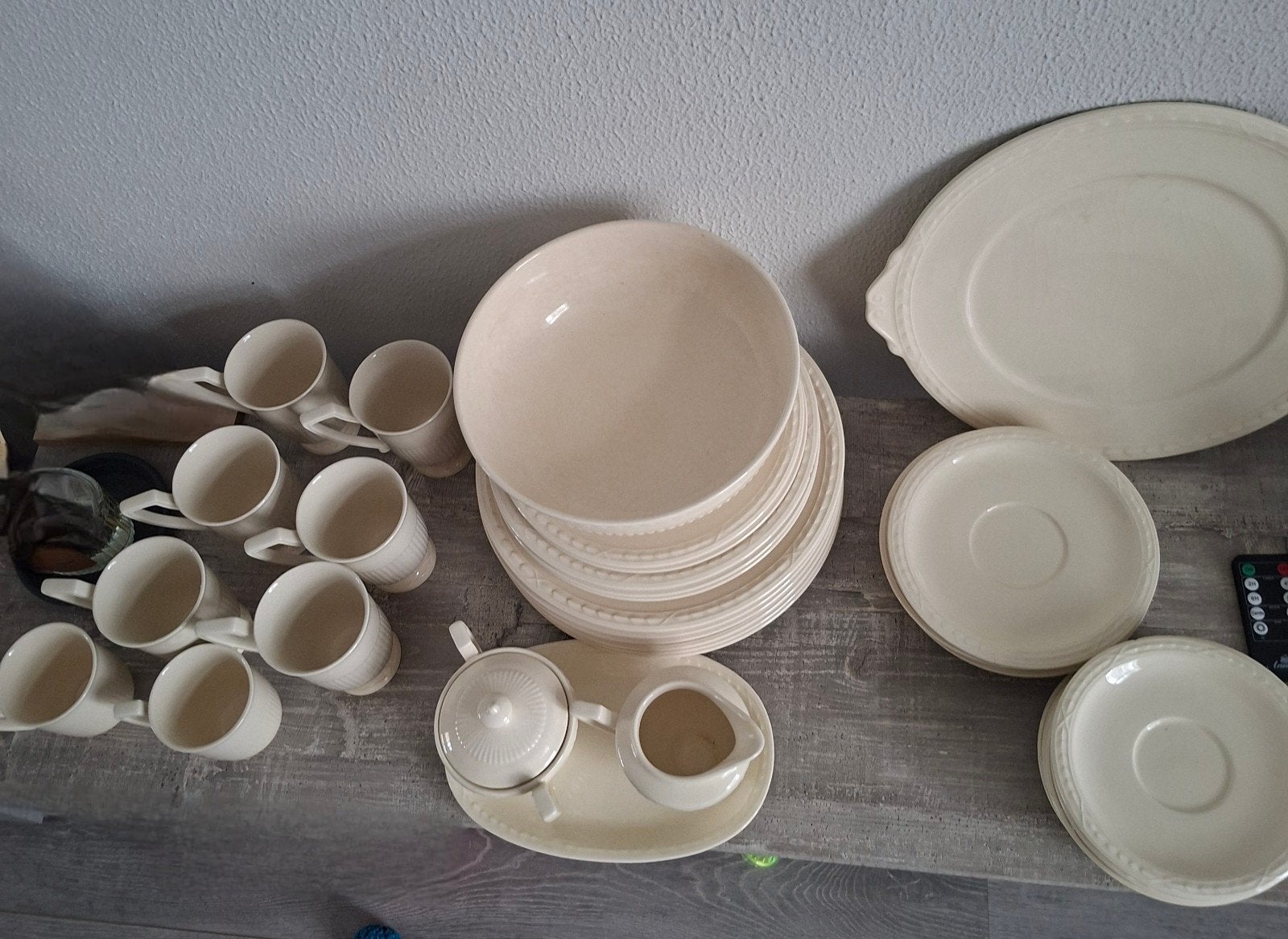 Recamier Royal Creamware Servies - Compleet Set, Huis en Inrichting, Ophalen of Verzenden, Zo goed als nieuw, Porselein, Overige stijlen