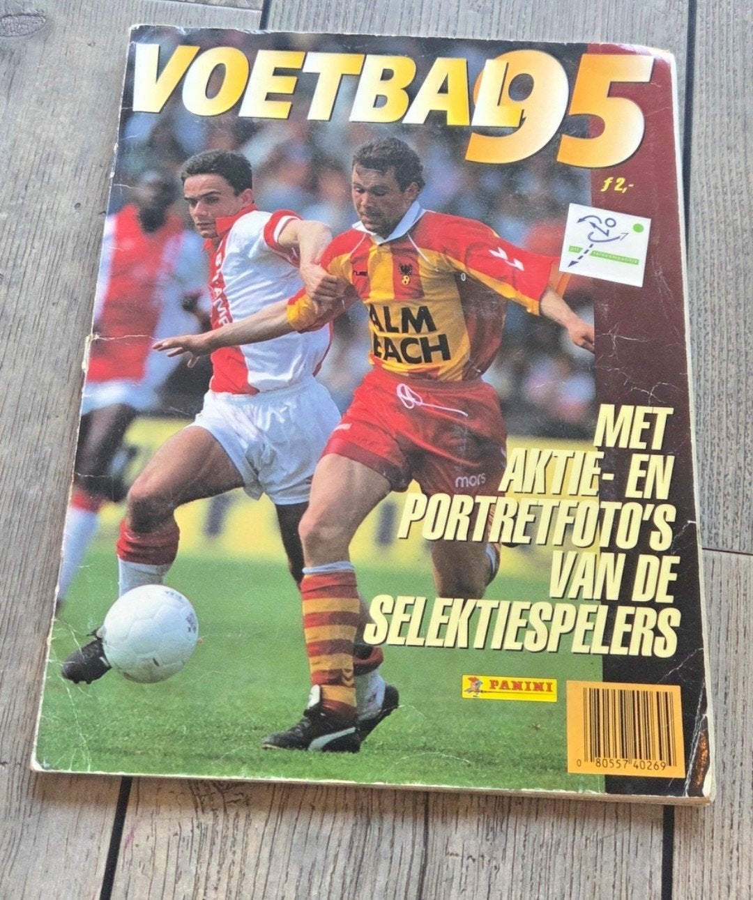 Panini Voetbal 95 Stickerboek - Compleet met stickers, Ophalen of Verzenden, Zo goed als nieuw, Panini, Balsport