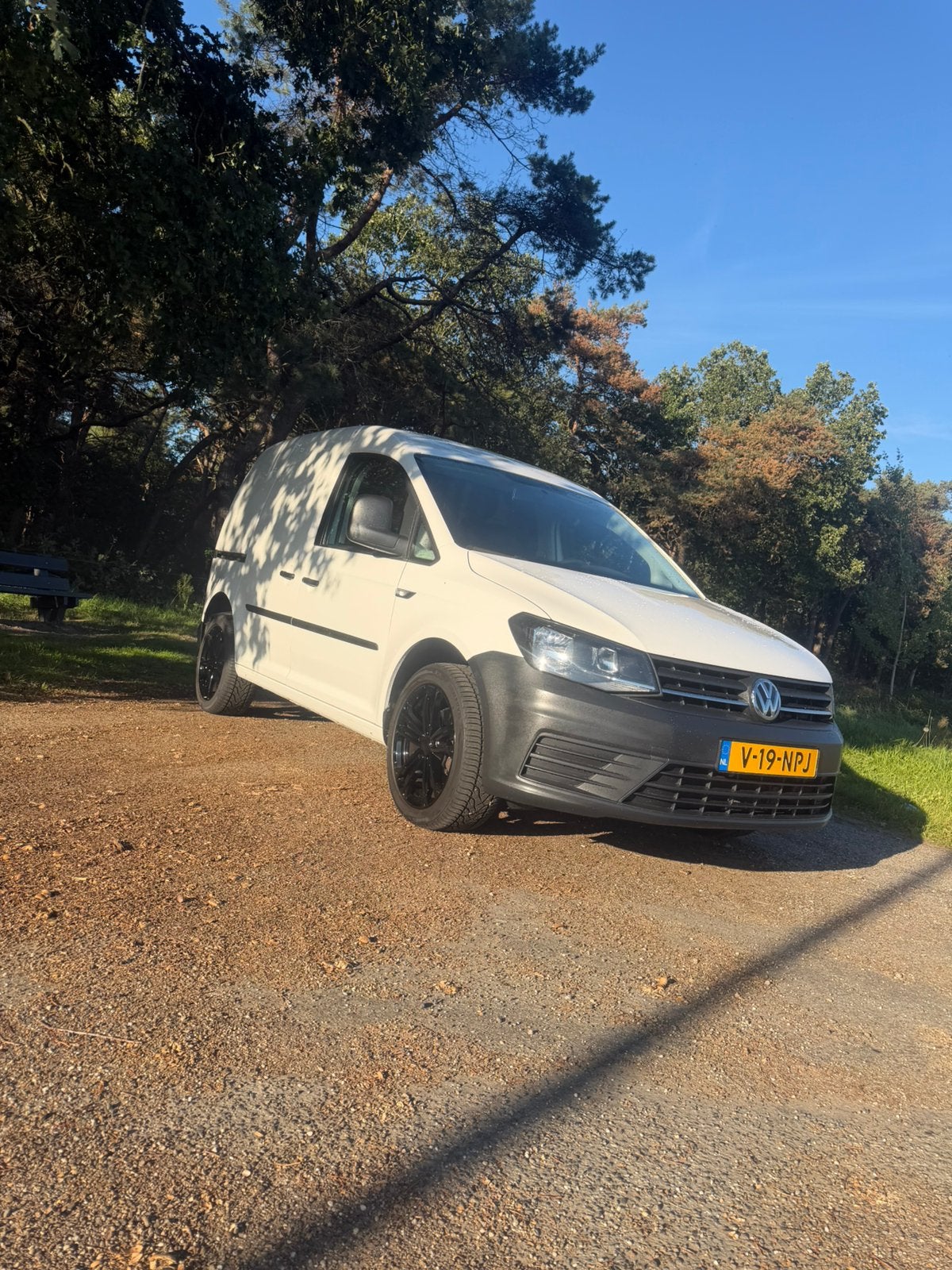 Super fijne Volkswagen caddy, Dealer onderhouden, Stof, Volkswagen, Wit