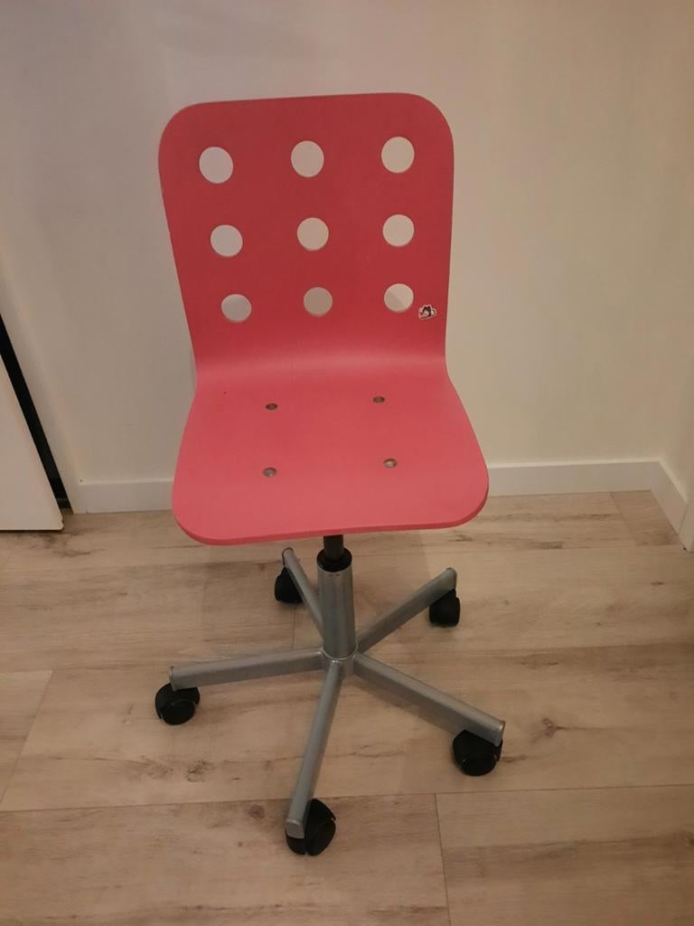 IKEA bureaustoel roze, Huis en Inrichting, Bureaustoelen, Ophalen, Gebruikt, Roze, Bureaustoel