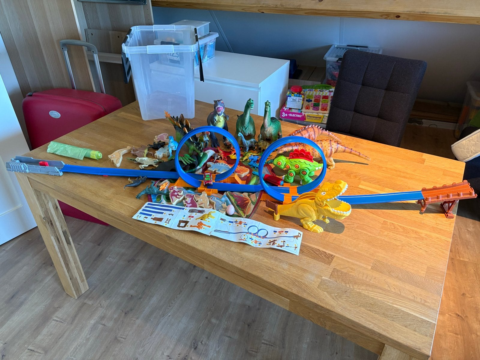 Hot Wheels Dino Challenge & Grote Dinosaurus Collectie, Ophalen, Gebruikt