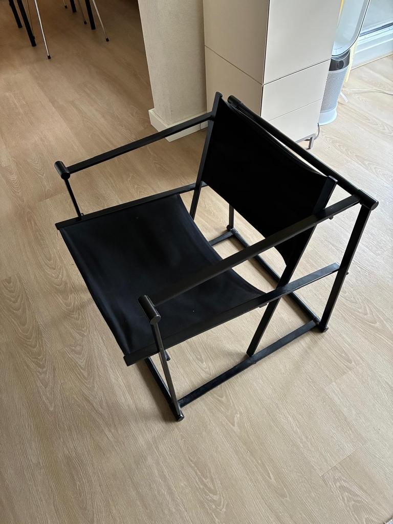 Vintage Fauteuil Radboud van Beekum Pastoe, Ophalen, Gebruikt, 75 tot 100 cm, Metaal