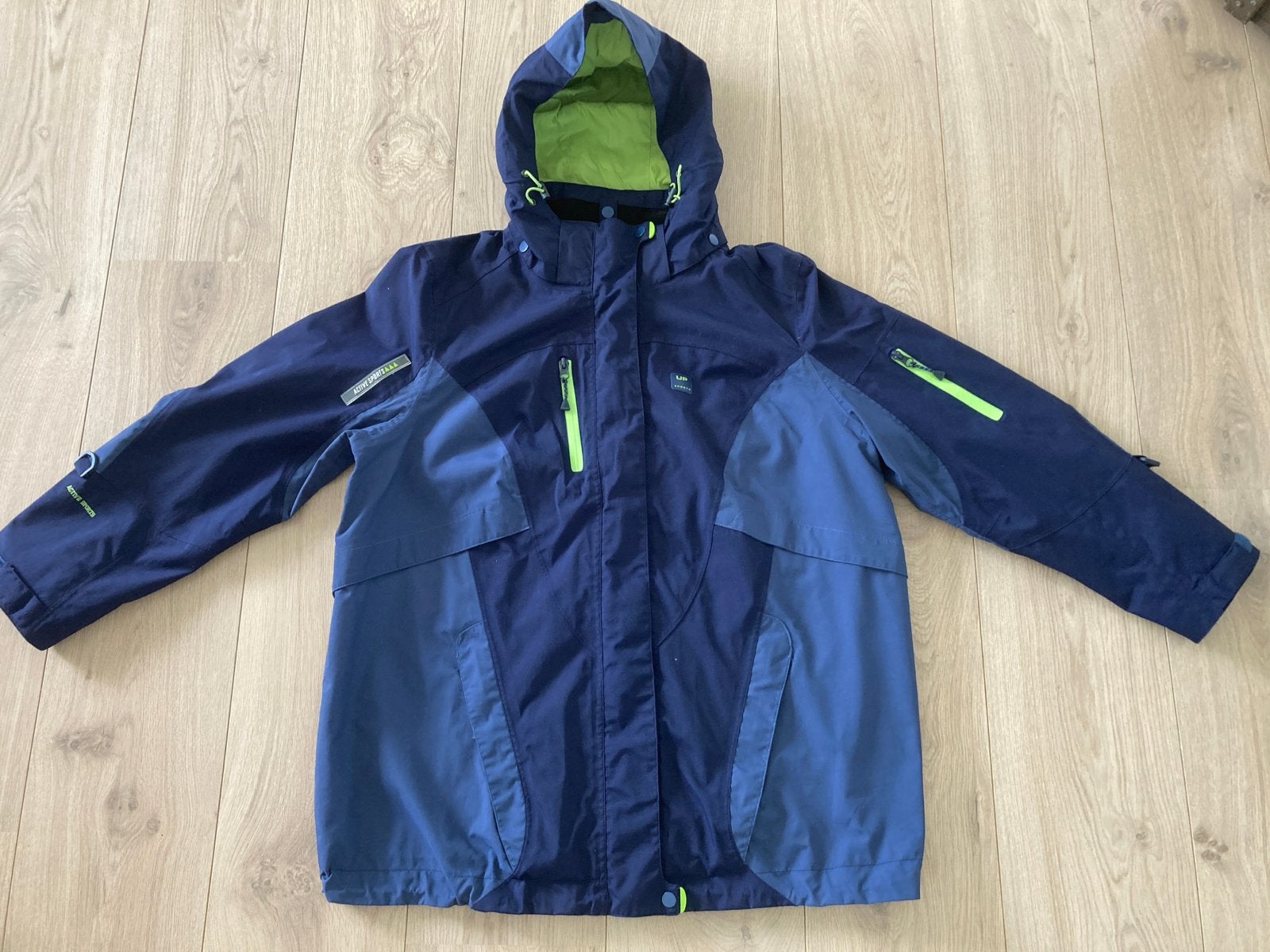 Ulla Popken softshell jack, Blauw, Maat 46/48 (XL) of groter, Ulla Popken, Ophalen of Verzenden
