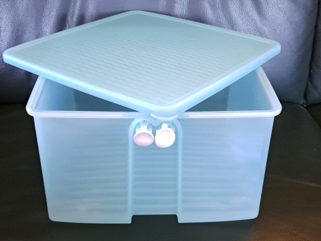 Tupperware vershouddoos groente, Ophalen of Verzenden, Gebruikt, Groen, Bewaardoos