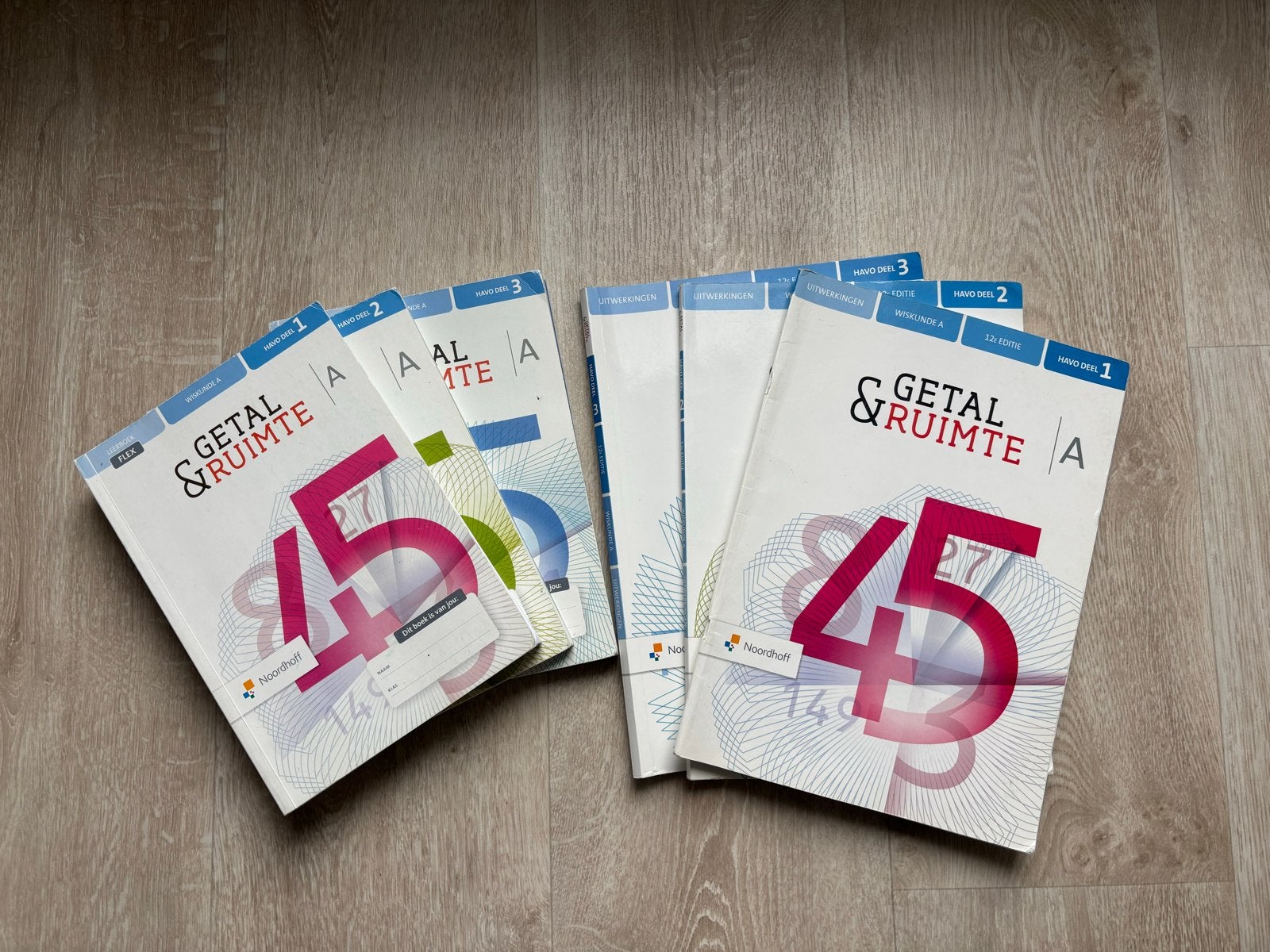 Getal & Ruimte A HAVO 12e editie + uitwerkingen, Boeken, Schoolboeken, Ophalen of Verzenden, Gelezen, HAVO, Wiskunde A