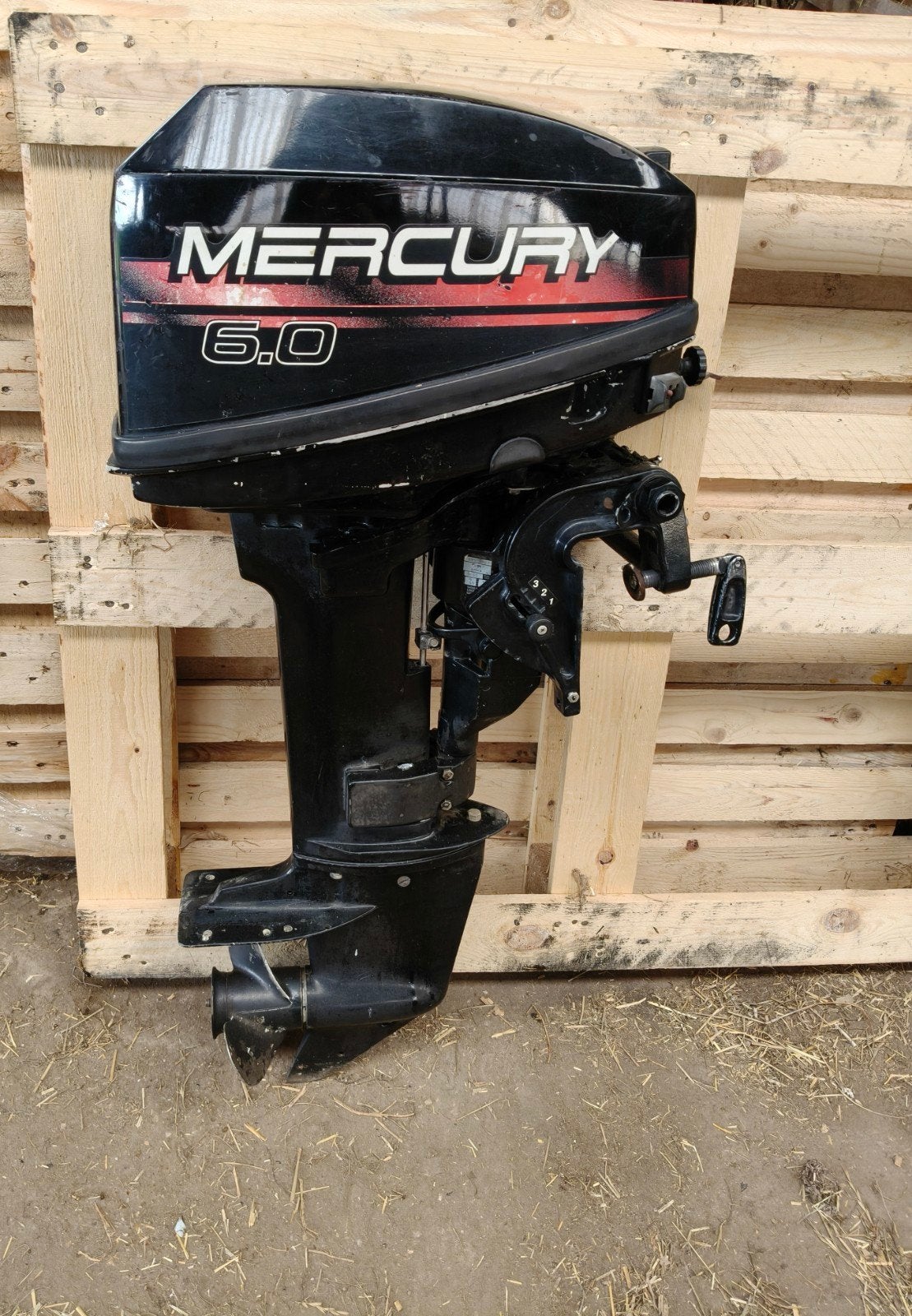 Mercury 6pk 2takt kortstaart buitenboordmotor., Watersport en Boten, Ophalen, Gebruikt, Motor en Techniek, Motorboot