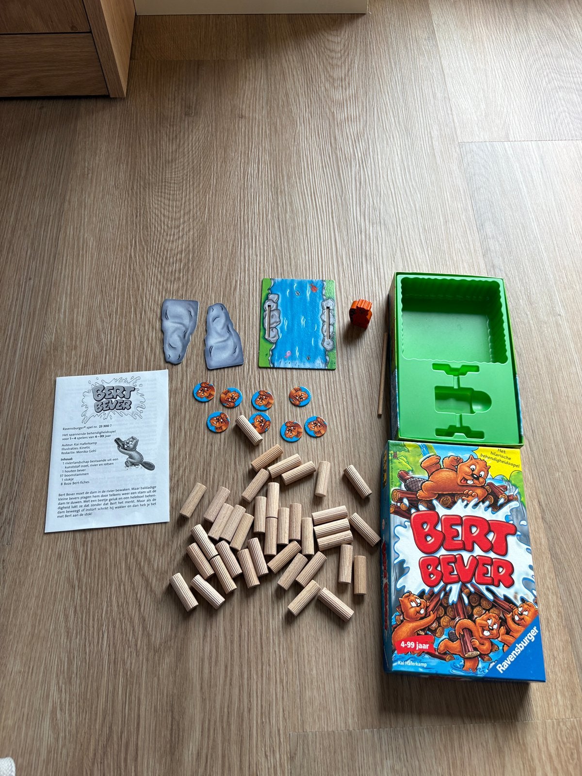 Te koop Bert bever spel, Een of twee spelers, Ophalen of Verzenden, Zo goed als nieuw