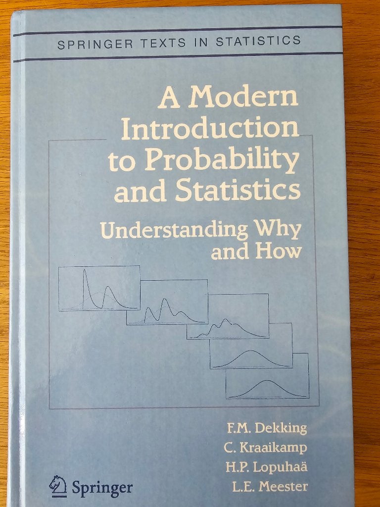 A Modern Introduction to Probability and Statistics, Ophalen of Verzenden, F.M. Dekking, C. Kraaikamp, H.P. Lopuhaä, L.E. Meester