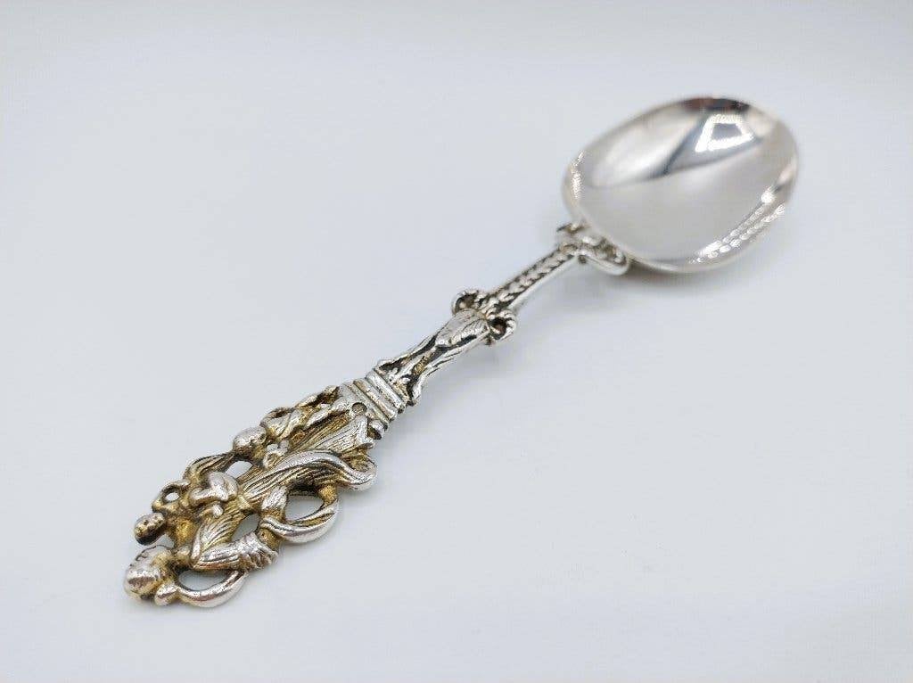 Zilveren gelegenheidslepel, A. de Haas, Sneek, 1883, Verzenden, Zilver