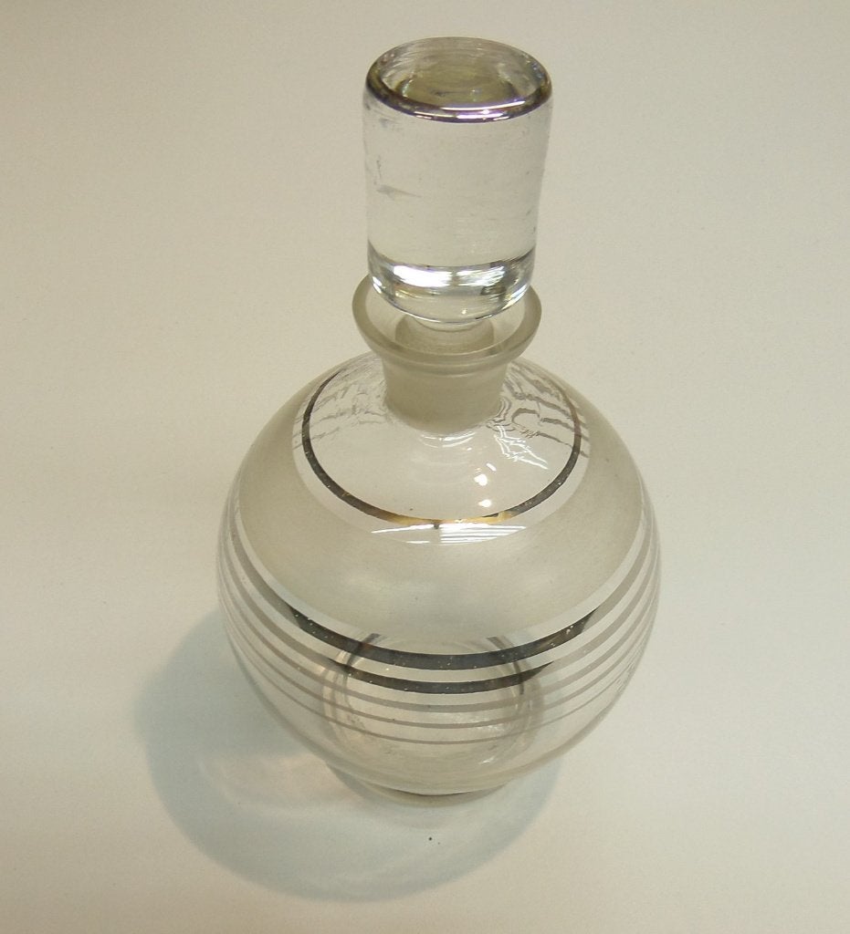 Zeer fraaie glazen karaf met stolp, Ophalen, Zo goed als nieuw, Glas