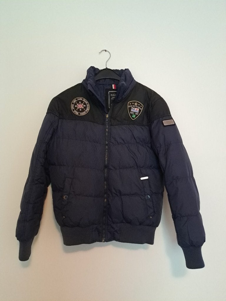 Winterjas merk Cars, Maat M, Donkerblauw, Zo goed als nieuw, Ophalen, Cars Jeans, Maat 48/50 (M)