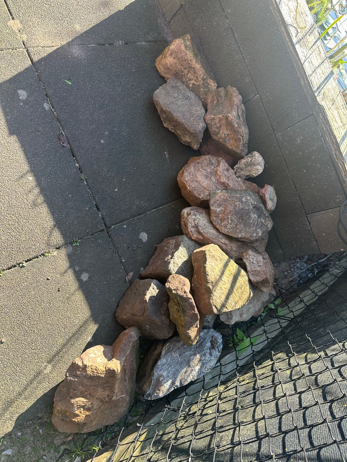 Decoratieve rotsen voor tuin, Tuin en Terras, Ophalen, Overige materialen, Gebruikt, Kei