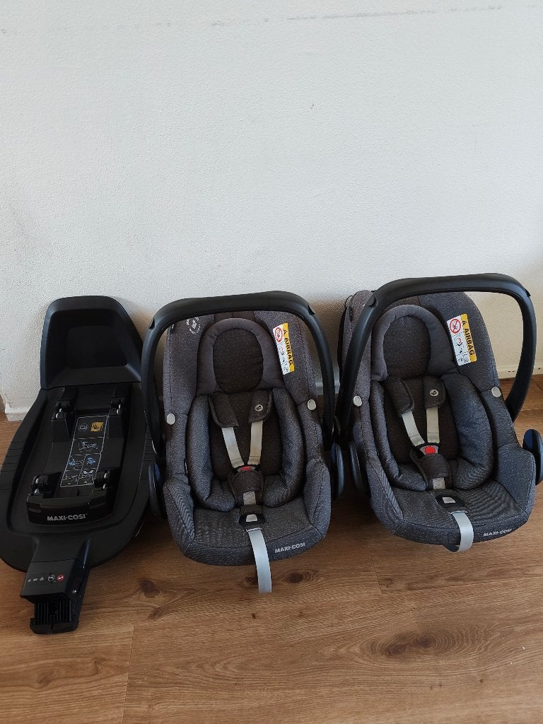 Set Maxi-Cosi Rock + FamilyFix3 Isofix base, Kinderen en Baby's, Ophalen, Autogordel of Isofix, Gebruikt, 0 t/m 13 kg