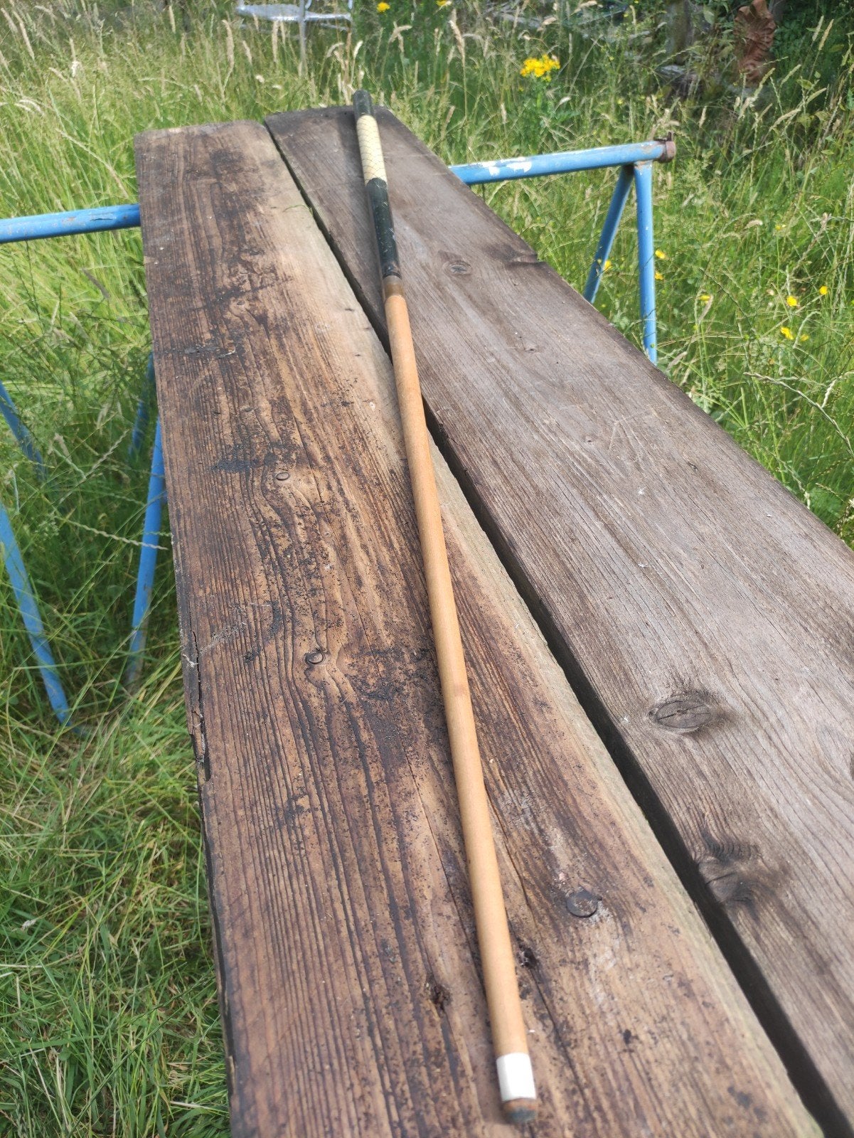 Vintage Biljart Keu - Gebruikt maar functioneel, Ophalen of Verzenden, Gebruikt, Keu of Ballen