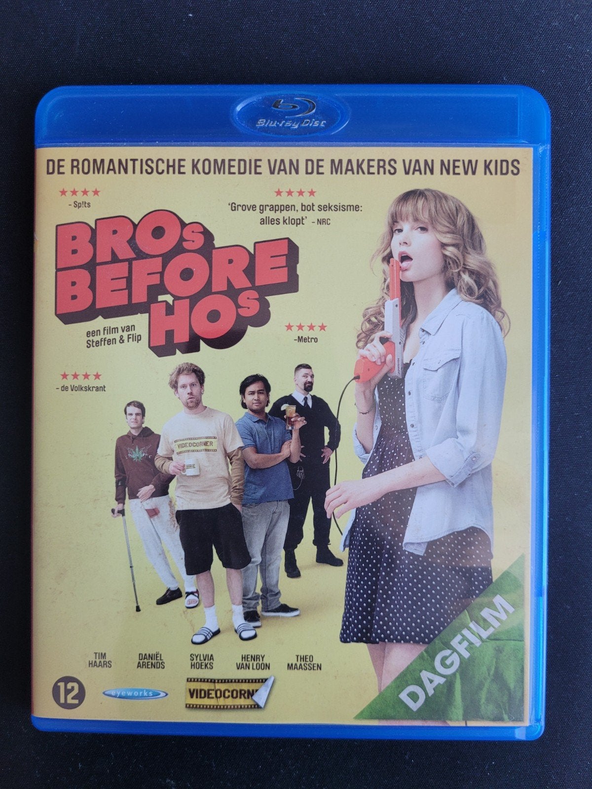 Bros Before Hos - Nederlandse Komedie Blu-ray, Film, Zo goed als nieuw, Humor en Cabaret, Vanaf 12 jaar