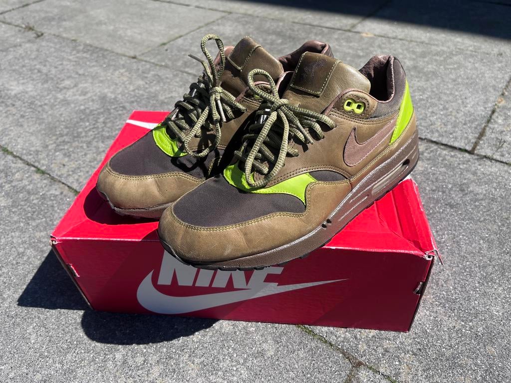 Nike Air Max 1 Evolution Pack 2005 Soleswap, Kleding | Heren, Schoenen, Gedragen, Sneakers of Gympen, Overige kleuren, Verzenden