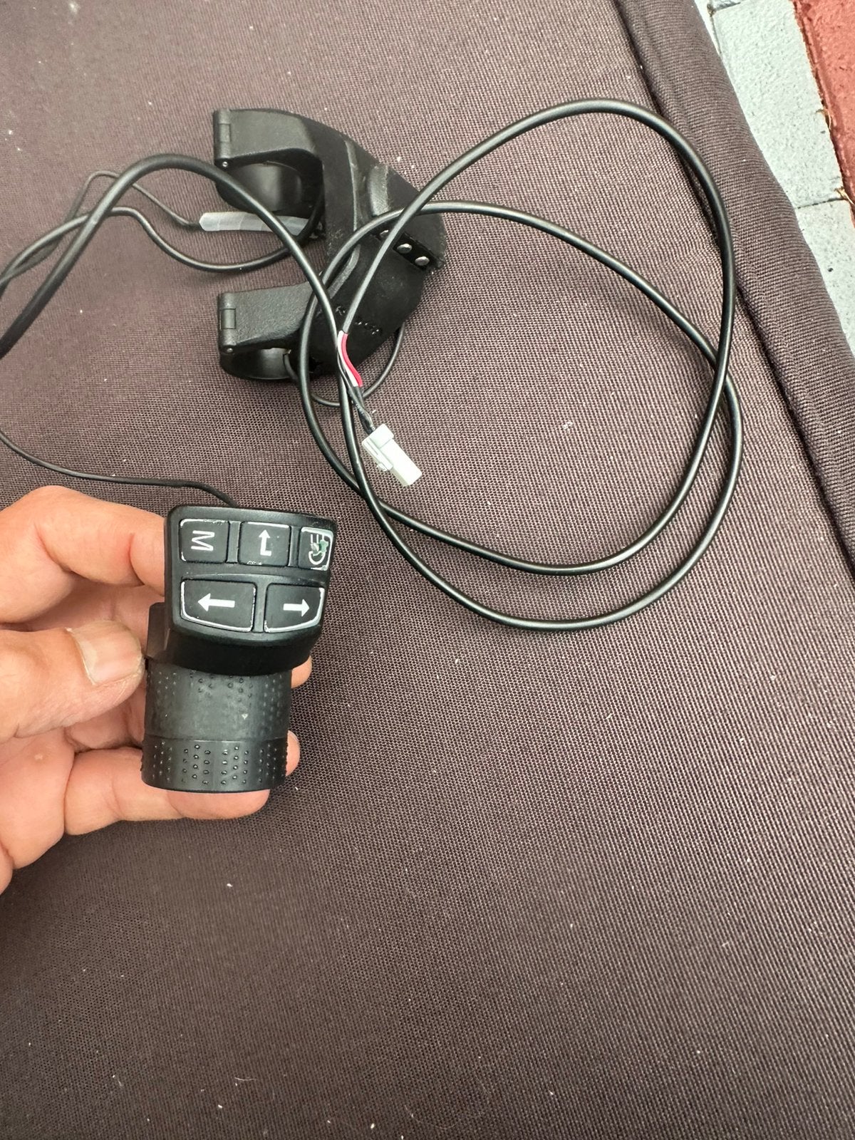 Elektrische fiets display houder en gas handel,werk prima, Ophalen of Verzenden, Gebruikt, Elektrische fiets