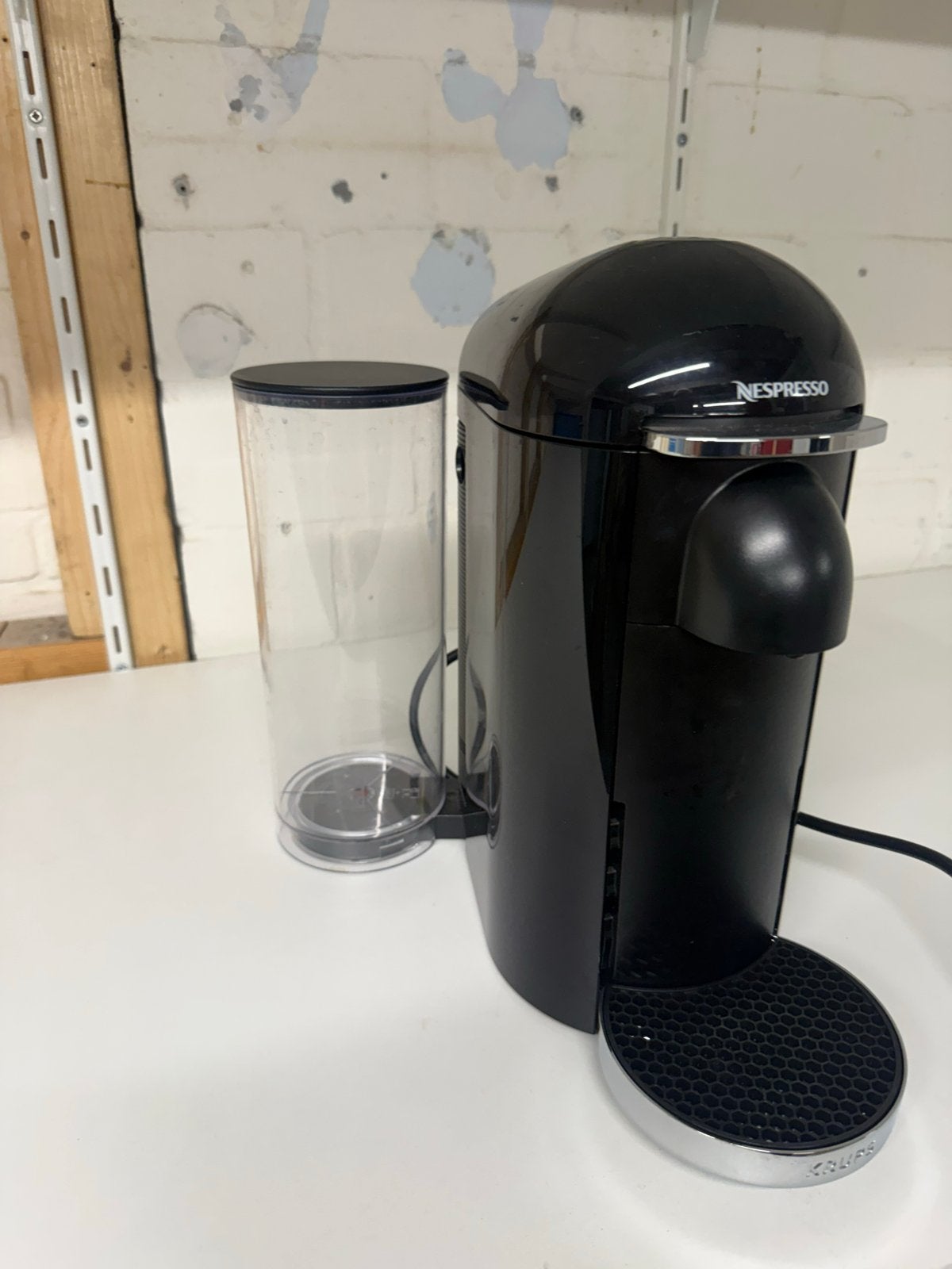 Krups Nespresso Vertuo XN900 Koffiemachine Zwart, Gebruikt, Koffiemachine, Ophalen of Verzenden, 2 tot 4 kopjes