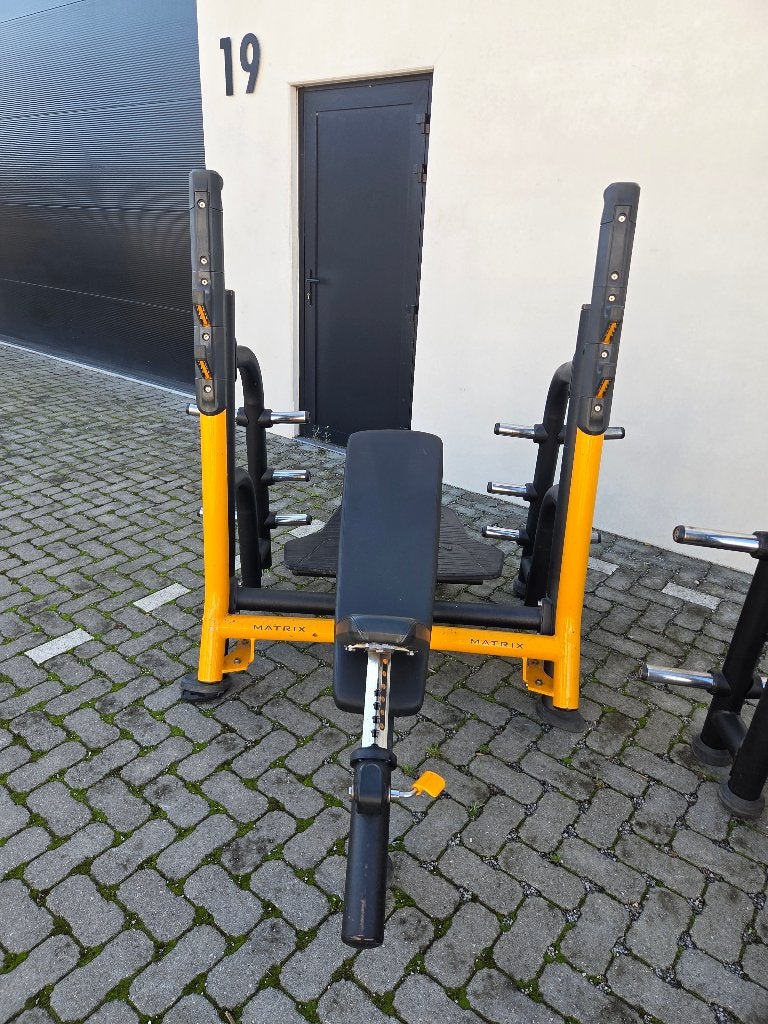 Matrix Magnum Breaker Set: Flat, Incline & Shoulder Bench, Ophalen, Gebruikt, Armen, Fitnessbank