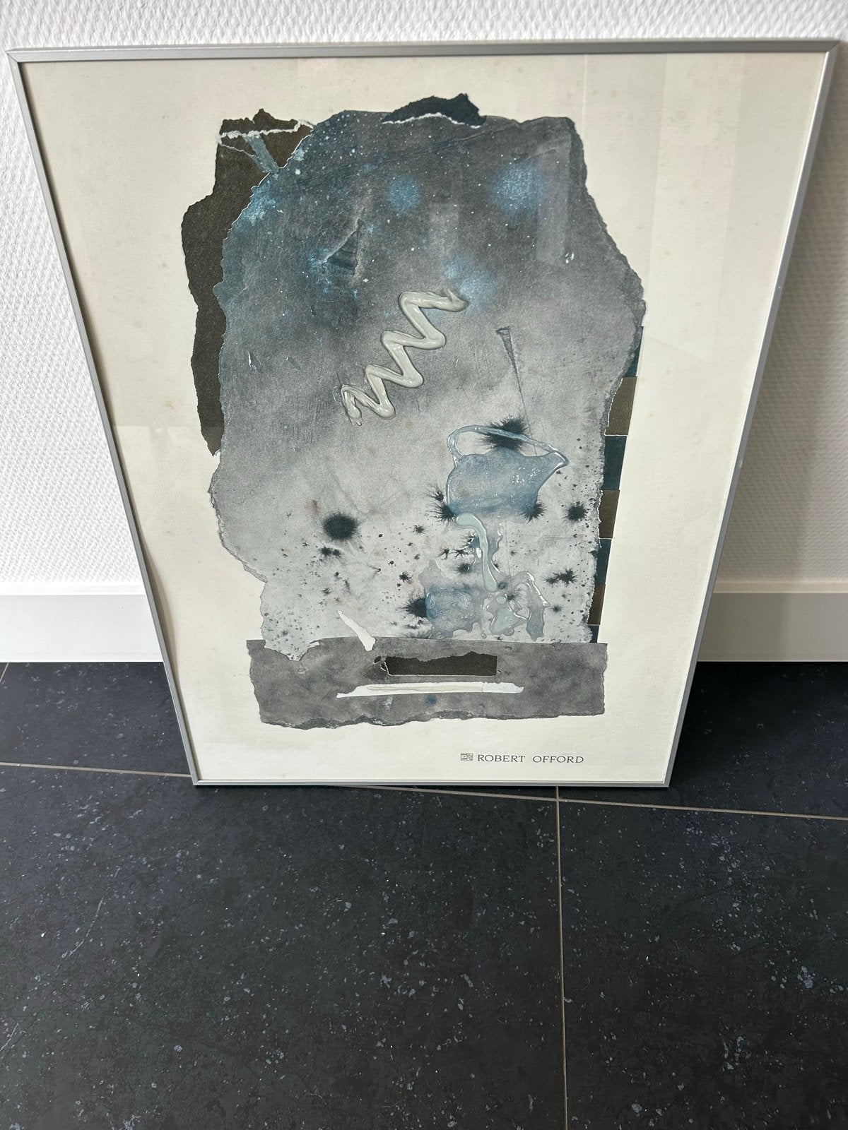 Abstracte Kunstprint Robert Offord - Ingelijst, Antiek en Kunst, Kunst | Schilderijen | Klassiek, Ophalen of Verzenden