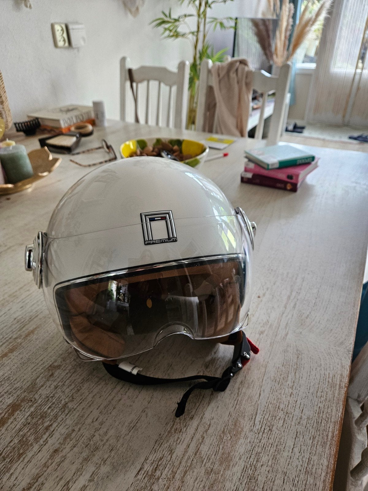 jet helm wit xl, Ophalen, Nieuw, Extra large of groter