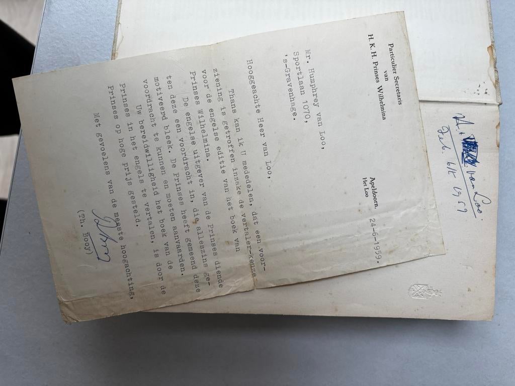 Wilhelmina boek, Antiek en Kunst, Antiek | Boeken en Bijbels, Ophalen of Verzenden