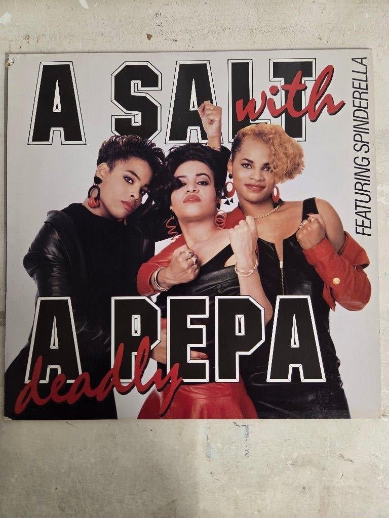 Hip Hop/House lp SALT N PEPA: A SALT WITH A DEADLY PEPA, LP, Gebruikt, Ophalen of Verzenden, 12 inch