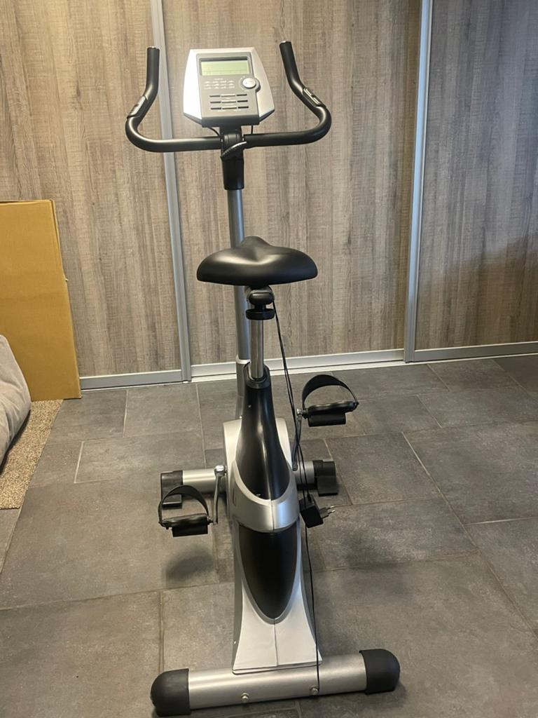 Hometrainer Fiets Dunlop, Sport en Fitness, Fitnessapparatuur, Ophalen, Zo goed als nieuw, Metaal, Hometrainer