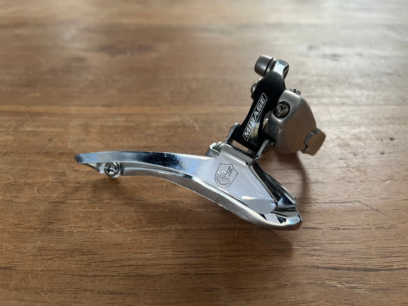 Campagnolo Mirage voor derailleur 9sp dubbel klemb 32mm new, Nieuw, Ophalen of Verzenden, Derailleur of Ketting, Aluminium