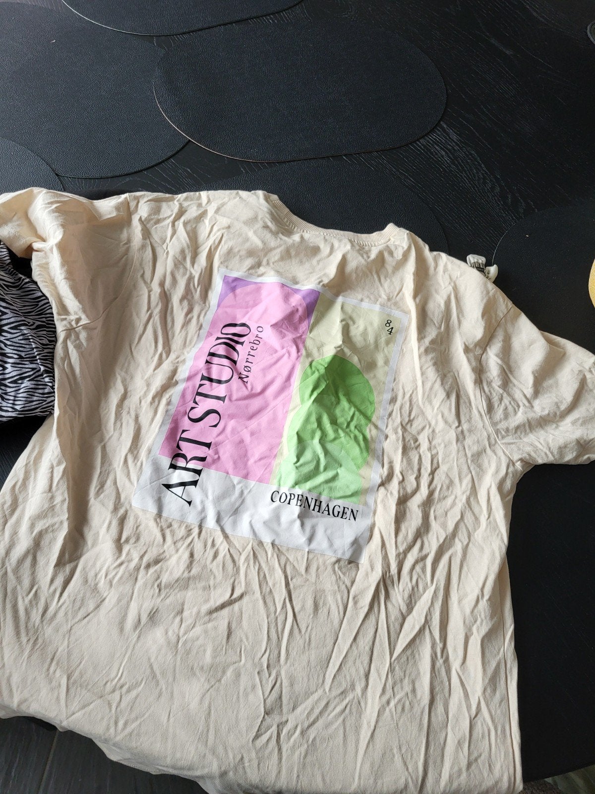 MELTING STOCK T-shirt met print, maat M, Maat 38/40 (M), Beige, MELTING STOCK, Ophalen of Verzenden