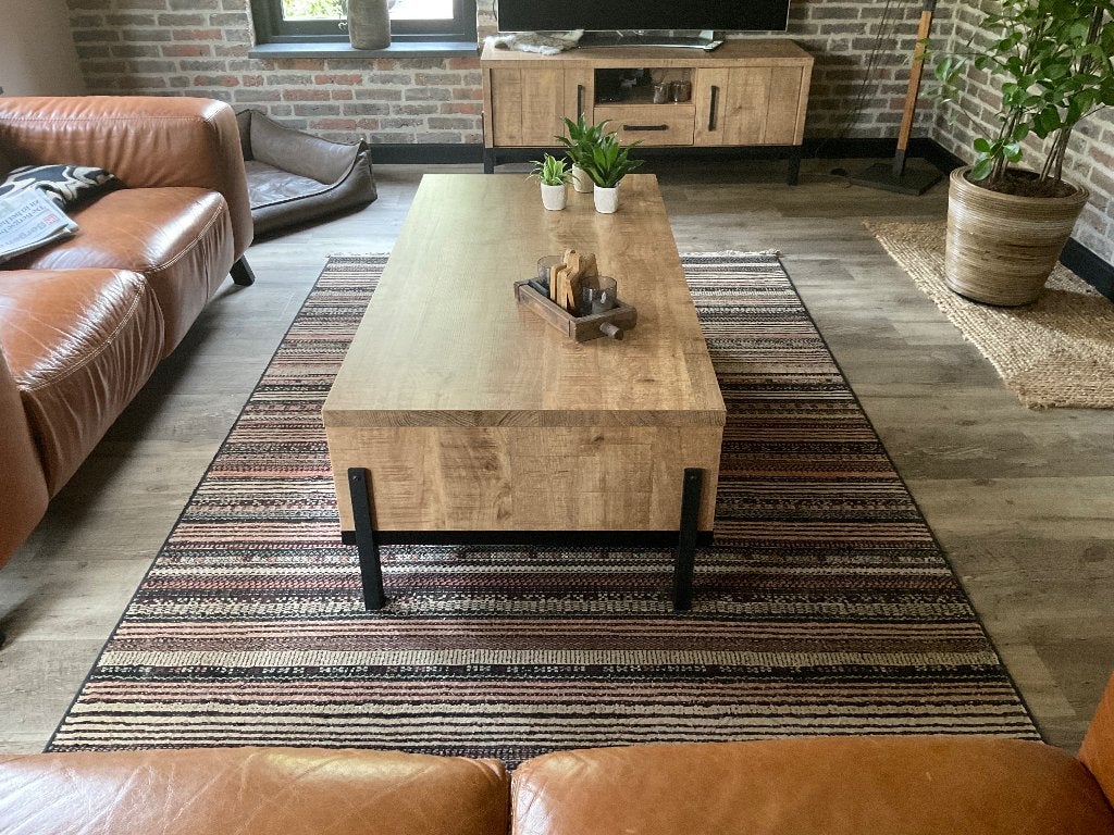 Salontafel, Ophalen, Overige materialen, 100 tot 150 cm, 50 tot 100 cm